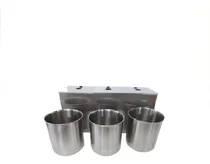 Comprar Dispensador De Cremas, Salsas  De 3 Posas De Acero Inox.
