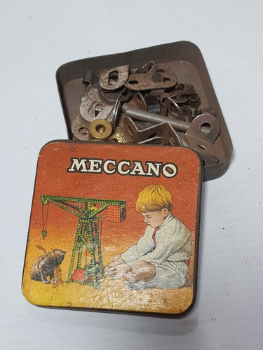 Meccano Antigua Lata De Repuestos Dec 1930/40 Mag 57507