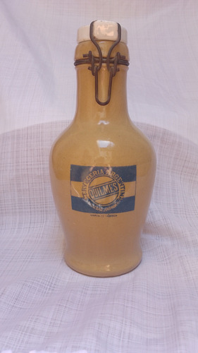 Antiguo Botellon Ceramica Cerveza Quilmes Ingles Sano 1900 S (Usado)
