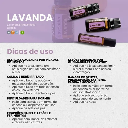 Óleo Essencial Doterra Lavanda 5ml | MercadoLivre
