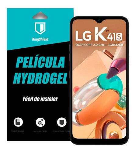 Película LG K41s Kingshield Hydrogel Tela Toda (2x Unid)