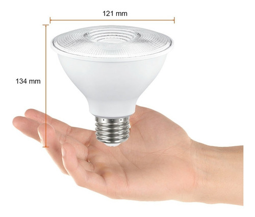Imagen 2 de 5 de Bombillo Led Par38, 13w, Luz Cálida Tecnolite