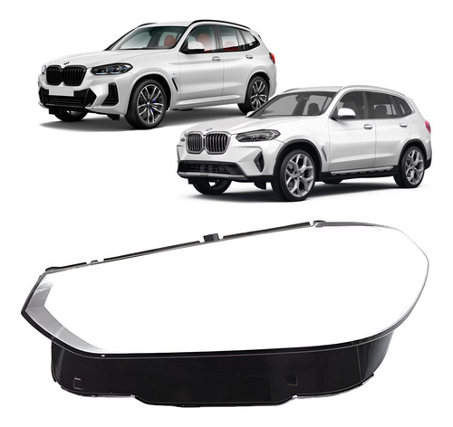 Lente Farol Esquerdo Bmw X3 X-line X3 M40i 2021 22 2023 2024