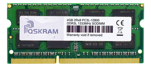 Memoria Ram Qskram 4gb Ddr3l-1600mhz Sodimm Pc3l-12800 1.35v