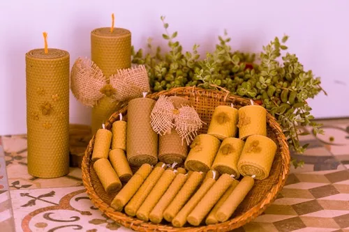 Kit 3 Velas Abelhas Menores | 100g cada | Escolha seus aromas | Vela  aromática