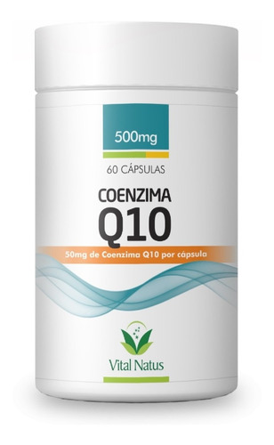Coenzima Q10 100mg Ubiquinona Coq-10 60 Caps - Vital Natus