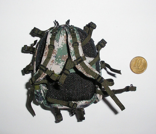 Acessório #011 Mochila Miniatura P/ Boneco Escala 1/6
