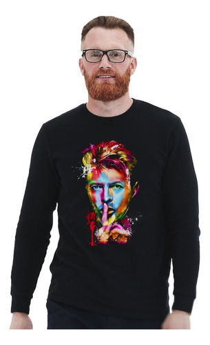 Polera Ml David Bowie Colors Sin Logo Pop Impresión Directa