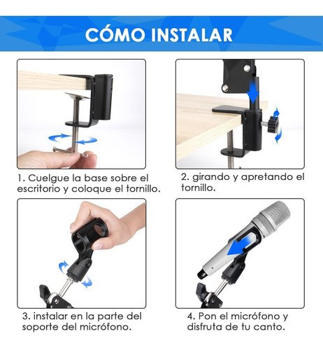 Brazo Para Micrófono Para Estudio De Grabación