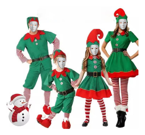 Disfraz De Navideño Para Cumpleaños, Niño 110cm