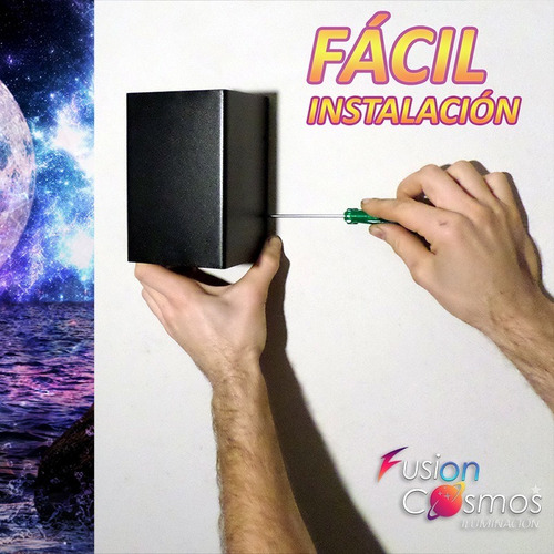 Imagen 9 de 10 de Aplique Exterior Jardin Simil Laser Efecto Tridente Rayos X