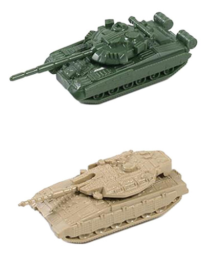 2x 1: 144 Escala Oruga Carro Tanque Modelo Colección Mm1085