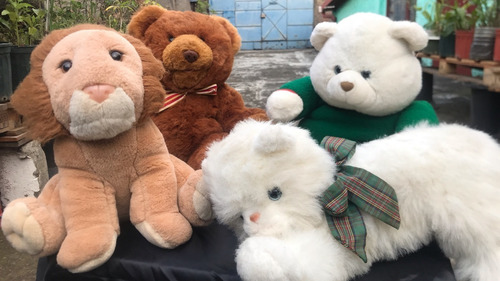 4 Peluches Colección