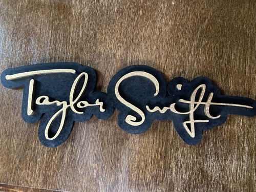 Taylor Swuift Logos Cuadros Corpóreos Nombres Letras