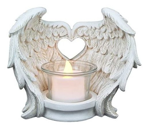 Norrclp Angel Wings - Portavelas Para Velas De Oración, Rega