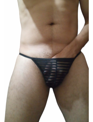 Tanga Cachetero Traslucido Boxer Brief Brasilera Gogo