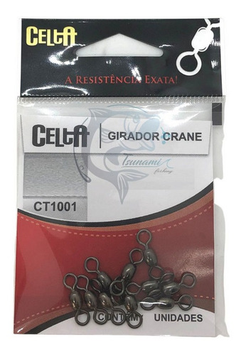 Girador Celta Crane Rolamento Black N 6 Com 20 Unidades