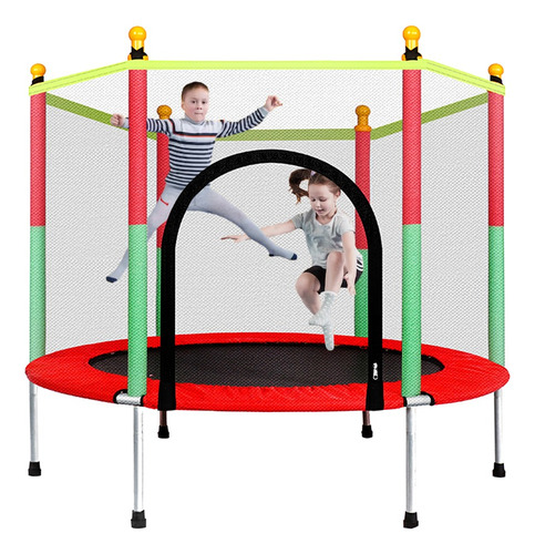 Cama Elastica 1.40 M Trampolin Saltarin Red Niños Adulto Pro