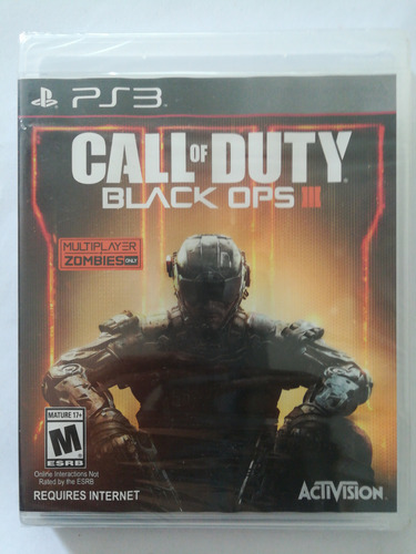 Call Of Duty Black Ops Iii 3 Ps3 100% Nuevo Original Sellado
