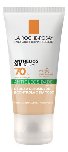 Protetor Solar Anthelios Airlicium Fps 70 Antioleosidade Cor