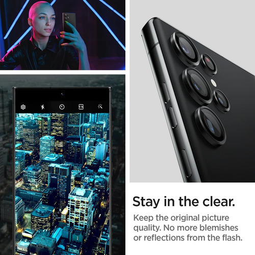 Templado Camara Para Samsung S23 Ultra Spigen Optik Pro