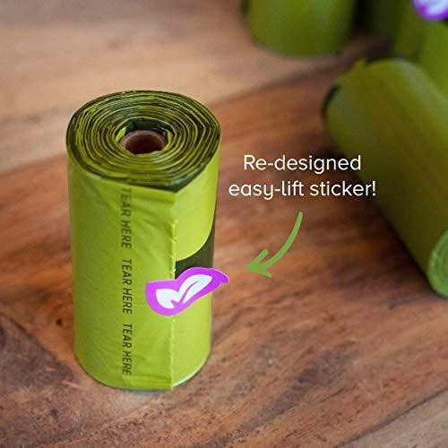 Bolsas Para Popo De Perro 8 Rollos Con 15 Bolsas Con Aroma