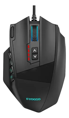 Mouse Gamer MMO E-YOOSO X-39Pro 18 Botões Programáveis, DPI Ajust...