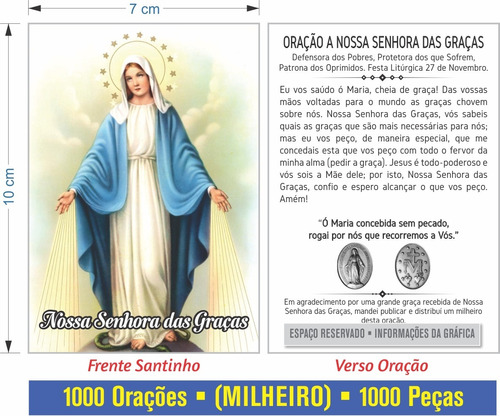 Nossa Senhora Das Graças 2000 E 1000 Santo Expedito