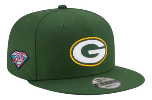 Gorra New Era 9fifty Green Bay Packers 75nfl 14059820