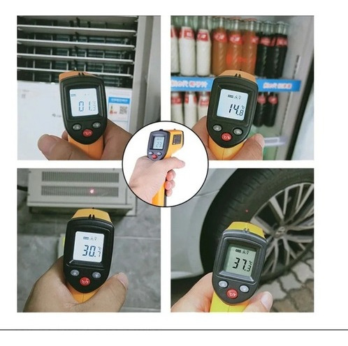 Termometro Laser Digital Industrial Temperatura -50 A 380c
