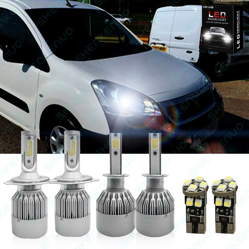 Bombillas Led 501 Para Faros Delanteros H1 H4 De Peugeot Par