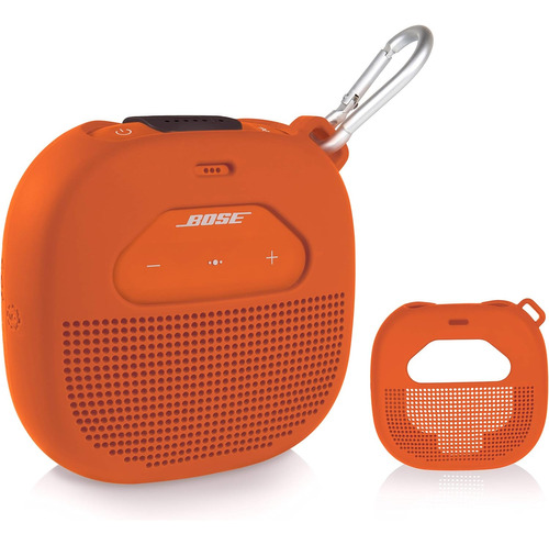 Funda De Altavoz Wgear, Silicona, Portatil, Naranja