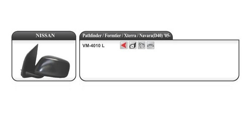 Espejo  Nissan Pathfinder 2008 Al 2012 Manual