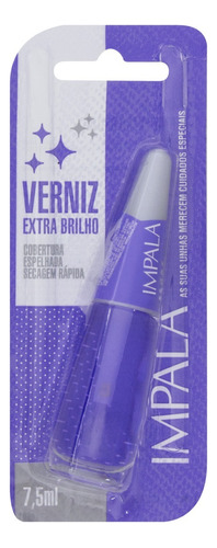 Esmalte Verniz Extra Brilho Impala 7,5ml