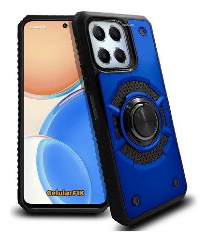 Funda P/ Honor X8 5g, Uso Rudo Con Anillo Giratorio + Mica