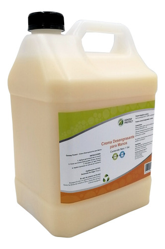 Crema Desengrasante Para Manos Biodegradable 3.78l