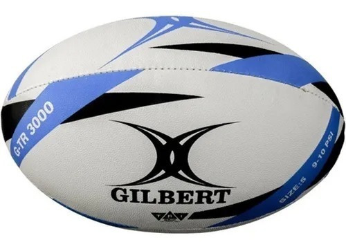 Pelota Rugby Gilbert Gtr3000 N5 Entrenamiento Color Azul