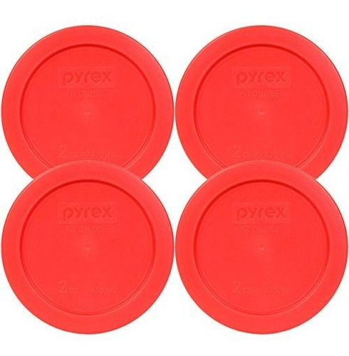 Pyrex 2 Cup Round Storage Cover #7200-pc For Glass Bowls (4,