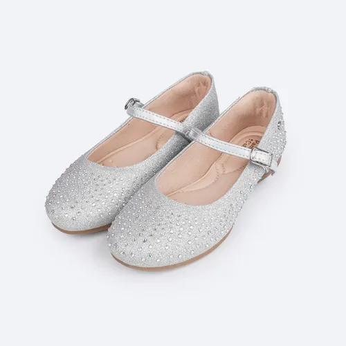 Sapatilha Prata Com Glitter Angel Infantil Pampili 10.487
