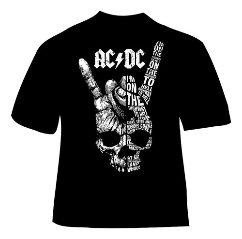 Polera Ac/dc - Ver 10 - Vale Gamess