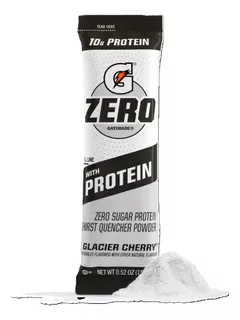 Gatorade G Zero With Protein - Glacier Cherry - Pack C/ 10