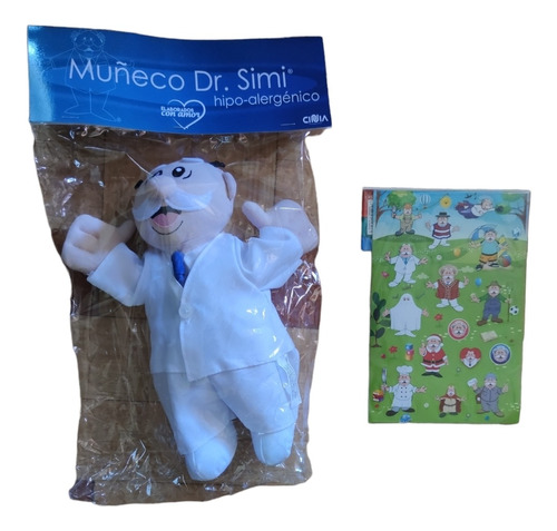 Peluche Doctor Simi Original + Stickers