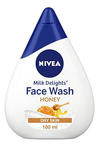 Nivea Face Wash, Milk Delights Moisturizing Honey (piel Seca