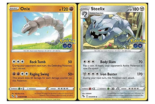 Steelix 044/078 - Pokemon Go - Lote De Cartas Evolution - On