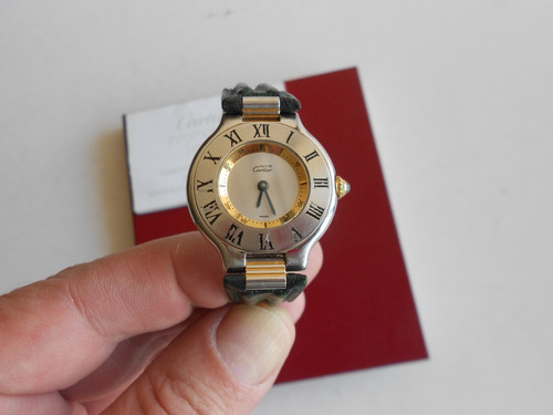 Reloj Cartier Dama Must Modelo 21 Acero 