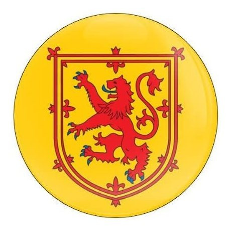 Emblema Logo Gobadges Flag Escudo De Armas De Escocia - Ins