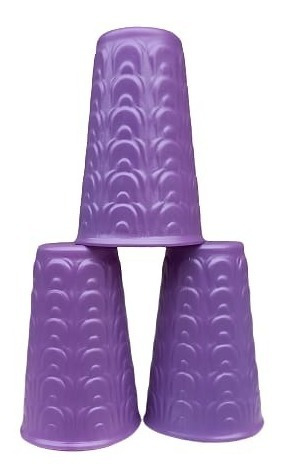 Florero De Plastico Mod. Escamas 100 Pzas.