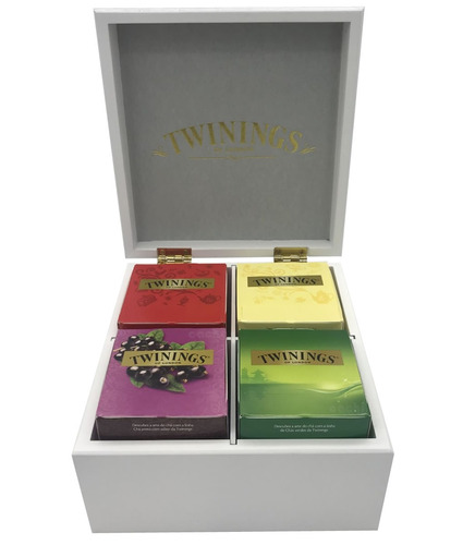 Caja De Te Twinings De Madera Con 40 Sobres