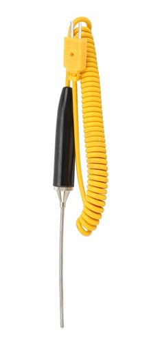 Imagen 2 de 10 de Temperatura Portátil De La Sonda De Termopar Tipo K De 3x100
