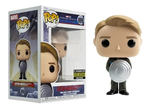 Funko Pop Capitan America 999 Exclusivo Escudo, Nuevo